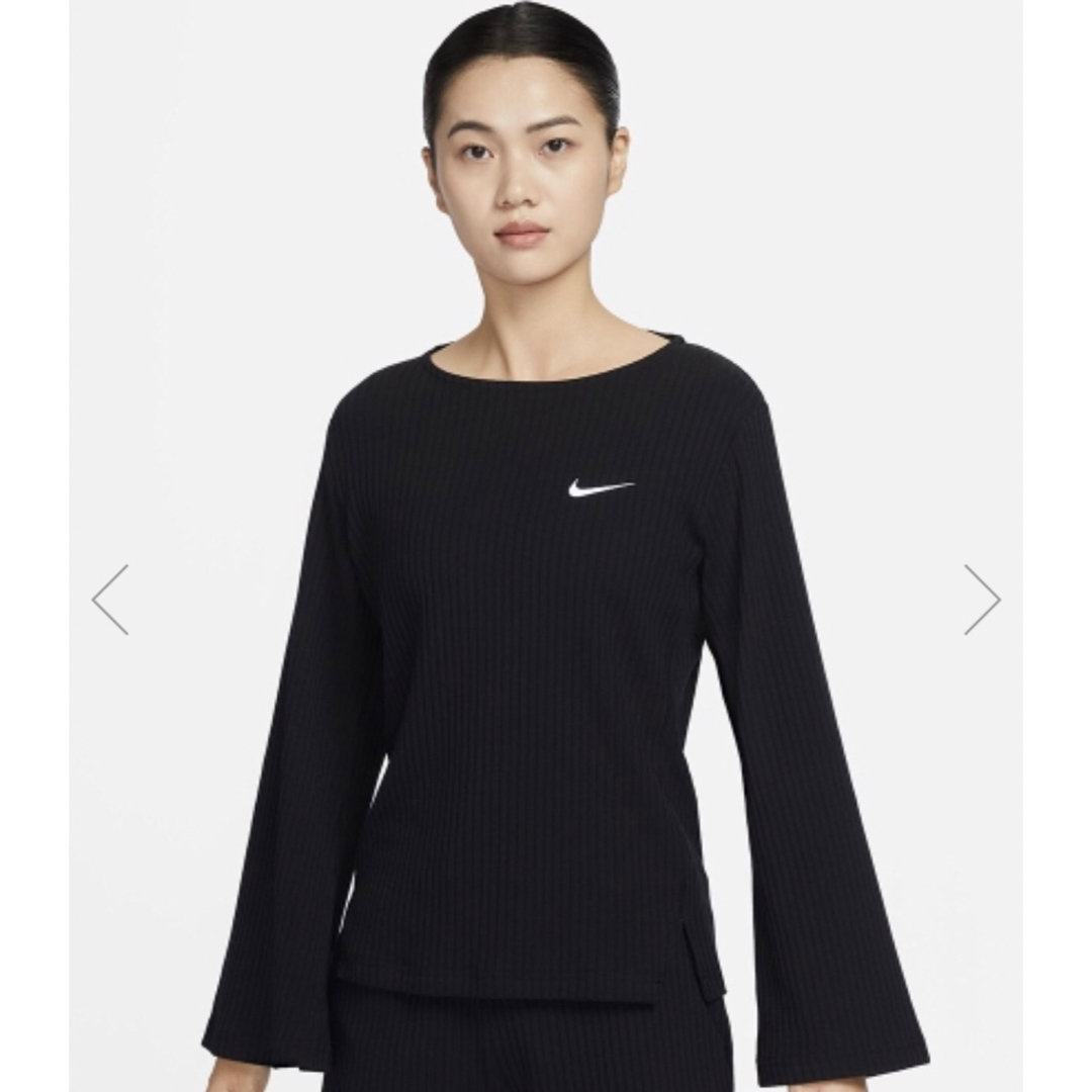 NIKE(ナイキ)の【新品】NIKE NSW RIB JRSY LS TOPフレアスリーブ3色セット レディースのトップス(カットソー(長袖/七分))の商品写真