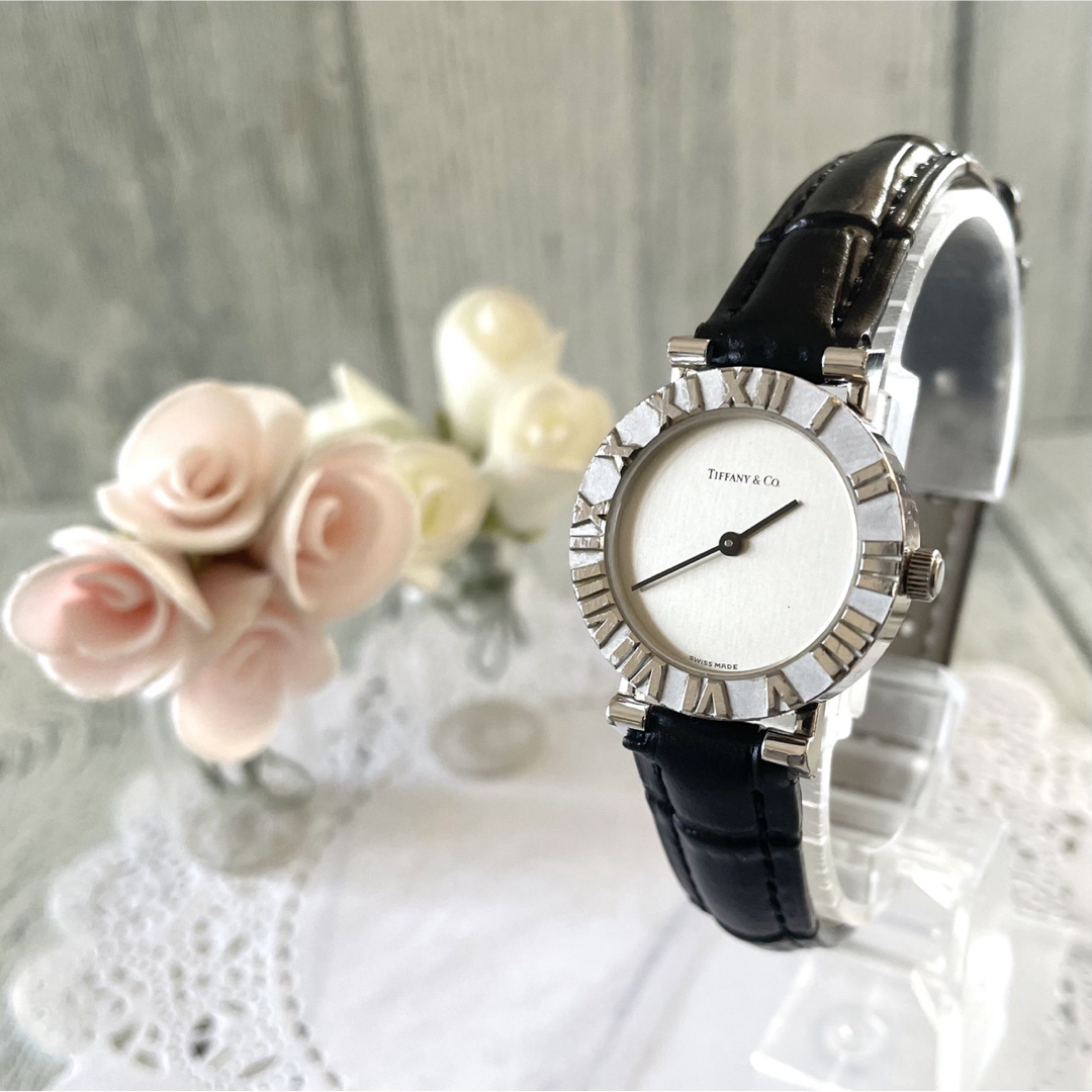 電池交換済】TIFFANY&Co ティファニー アトラス レディース 腕時計