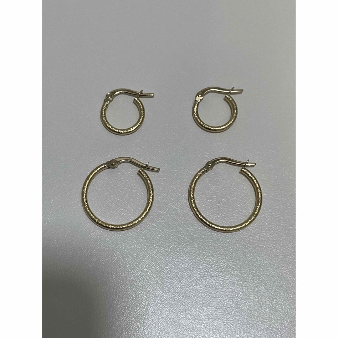 STAR JEWELRY - K18YG スタージュエリー STAR JEWELRY フープピアスの