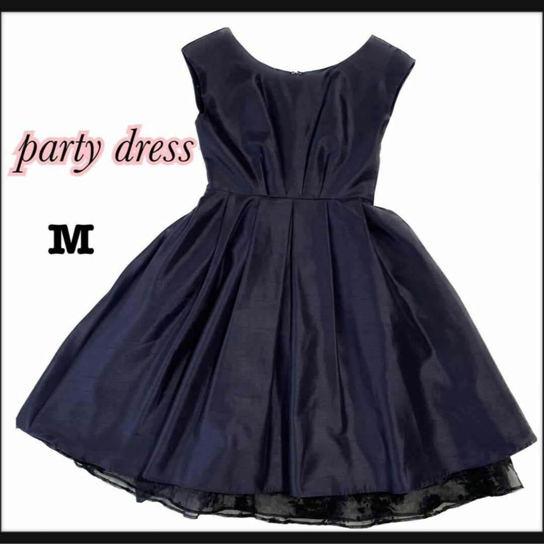 大幅値下げ‼︎【party dress】バックリボン♡M レディースのフォーマル/ドレス(ミディアムドレス)の商品写真