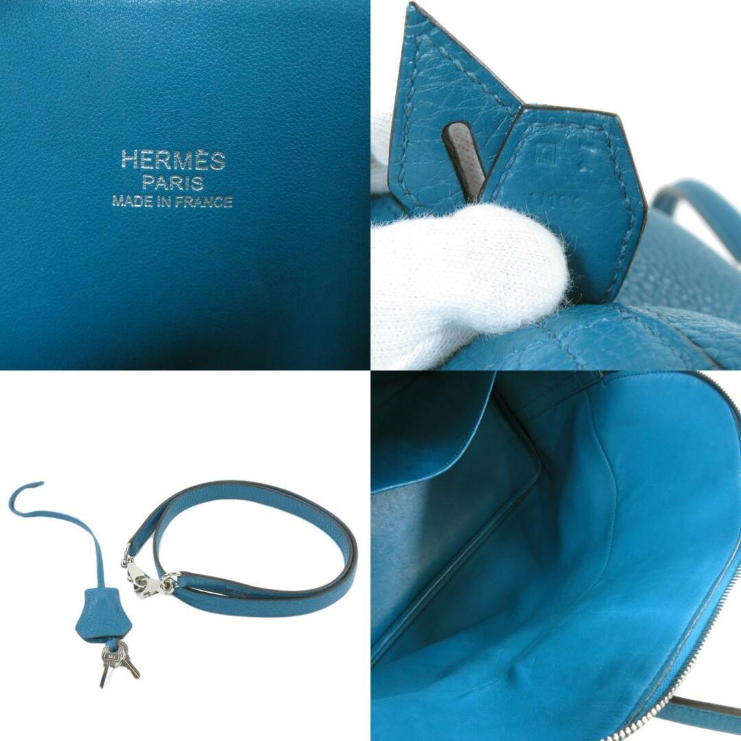 商品情報商品番号HERMES ボリード35 ブルー シルバー金具 2WAY ハンドバッグ トリヨンクレマンス レディース