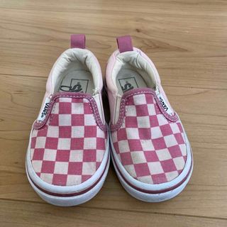 キッズ　靴　VANS  15㎝　鬼滅　ねずこ　ピンク(その他)