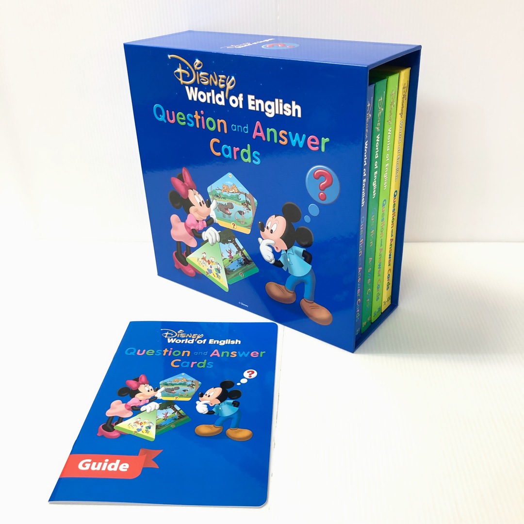 ディズニーの英語システム　Disney World of English Q\u0026Aブルーのみ開封してますが