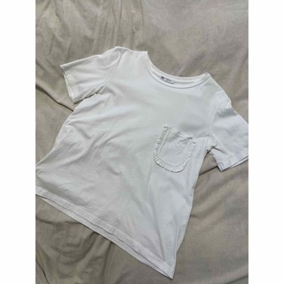 ザラ(ZARA)のZARA  ポケットフリルカットソー(Tシャツ(半袖/袖なし))