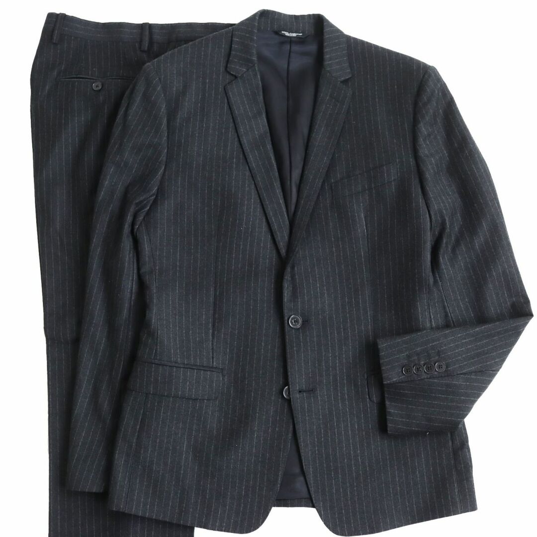 ドルチェ&ガッバーナ ドルガバ D&G スーツ セットアップ ストライプ 黒 ドルチェ&ガッバーナ ドルガバ D&G スーツ セットアップ ストライプ 黒