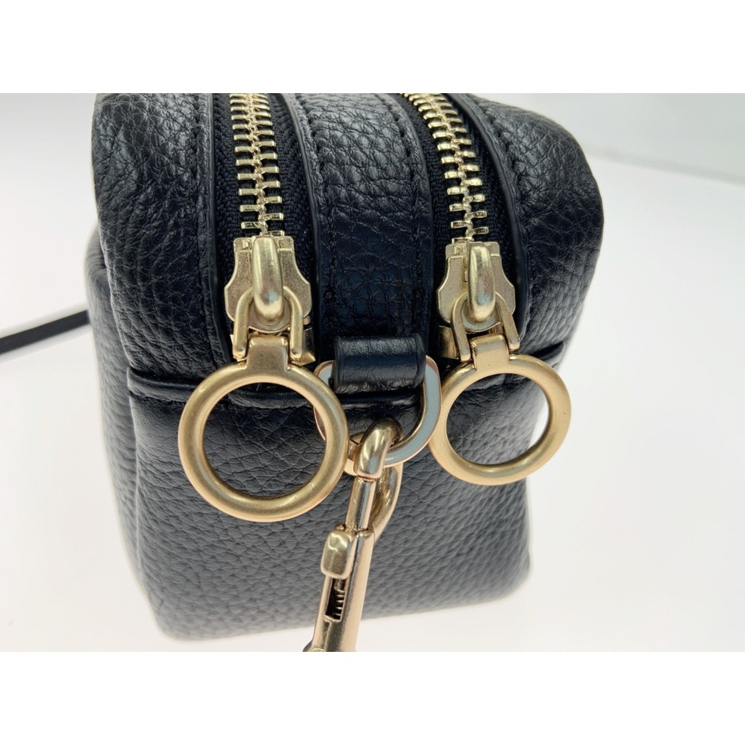 〇〇TORY BURCH トリーバーチ レザー ショルダーバッグ 55691  ブラック