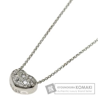 タサキ(TASAKI)のTASAKI ハートモチーフ ダイヤモンド ネックレス K18WG レディース(ネックレス)