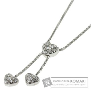 ダミアーニ(Damiani)のDamiani ハート パヴェダイヤモンド ネックレス K18WG レディース(ネックレス)