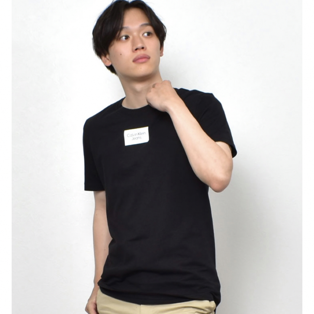 Calvin Klein(カルバンクライン)のカルバンクラインジーンズ CENTER BOX TEE 半袖Tシャツ メンズ  メンズのトップス(Tシャツ/カットソー(半袖/袖なし))の商品写真