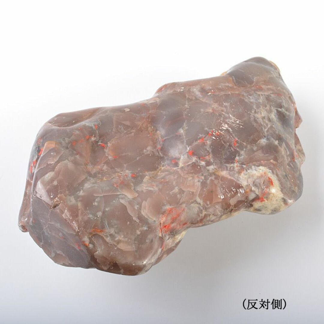 中国 玉石鶏血石 神獣彫 置物 紙鎮 筆架 重さ約306g