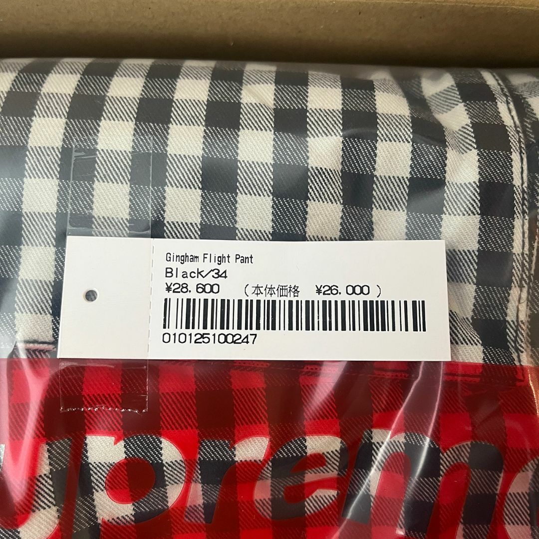 Supreme Gingham Flight Pant RED | www.bottonificiolozio.it