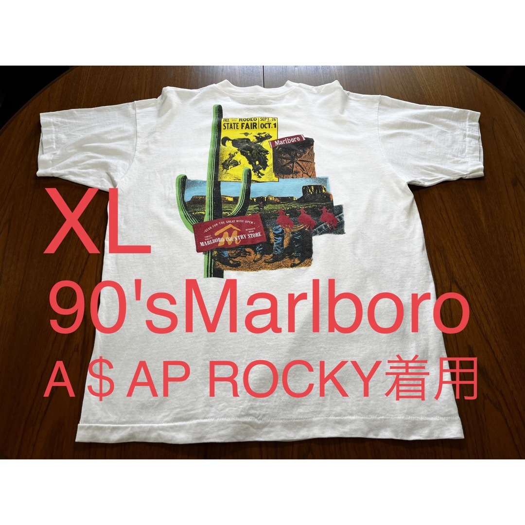 トップス貴重！A$AP ROCKY 着用！Marlboro Tシャツ サボテン