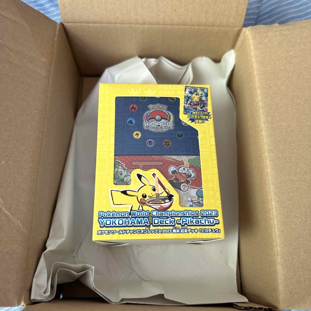 ポケモンワールドチャンピオンシップス2023横浜 記念デッキ「ピカチュウ」 エンタメ/ホビーのトレーディングカード(Box/デッキ/パック)の商品写真