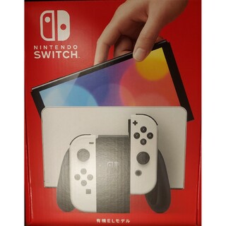 ニンテンドースイッチ(Nintendo Switch)の【新品】Switch有機EL　ホワイト(携帯用ゲーム機本体)