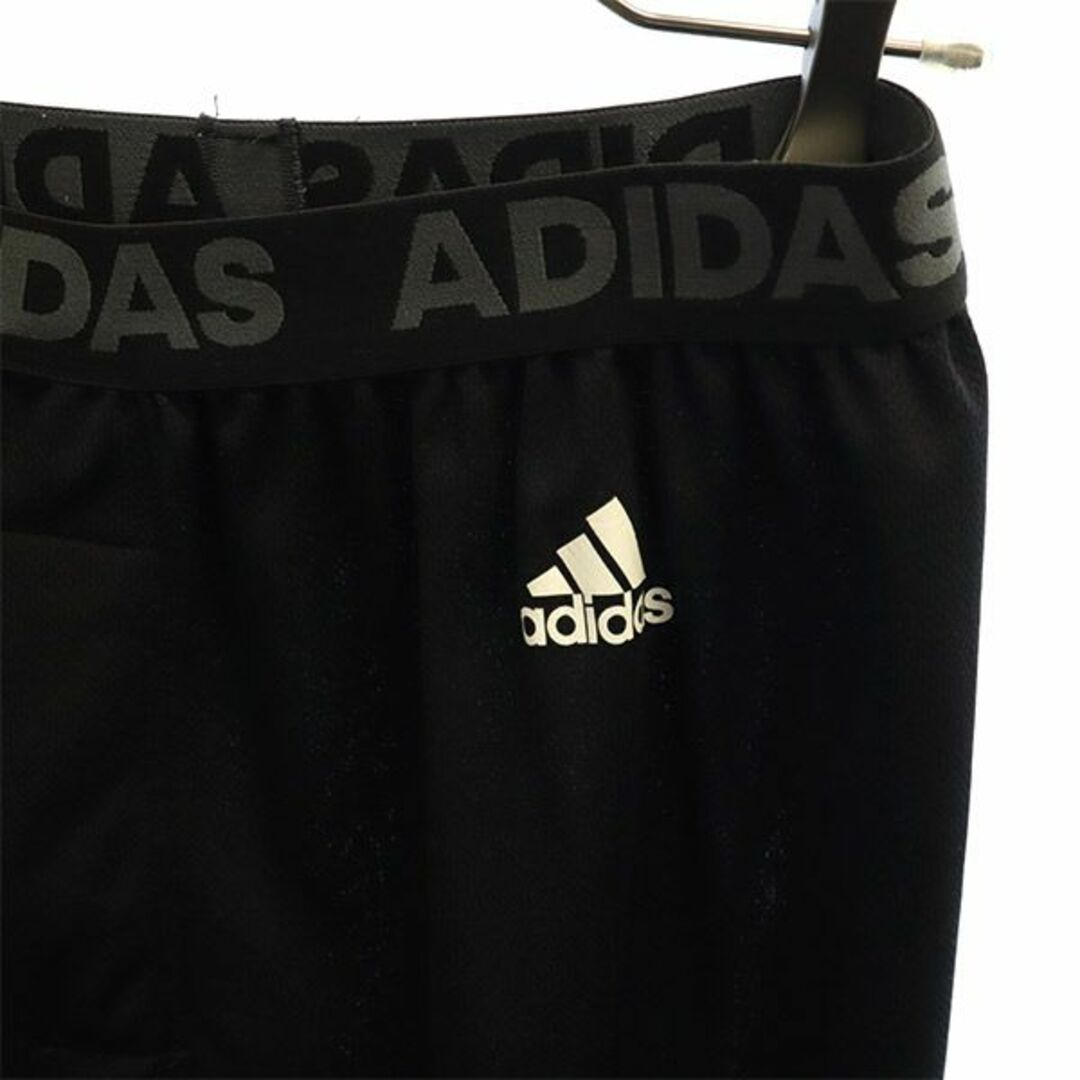 adidas アディダス ロゴプリント インナー ハーフ パンツ L ブラック adidas スポーツ メンズ 【中古】 【230802】  メール便可の通販 by 古着屋BIG2nd's shop｜アディダスならラクマ