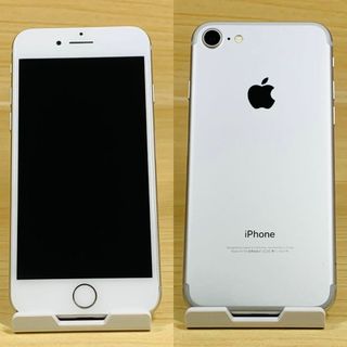 バッテリー100% SIMフリー iPhone7 32GB Silver C5 - スマートフォン本体