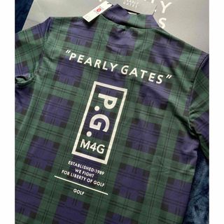 パーリーゲイツ(PEARLY GATES)のbebe様専用 ３点 パーリーゲイツ ブラックウォッチ柄 カットソー (6)LL(ウエア)