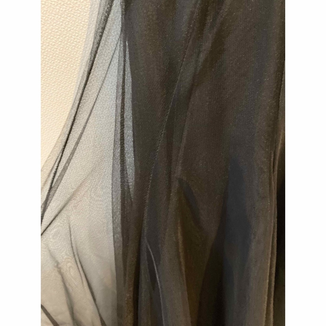 STYLE DELI(スタイルデリ)の【ブラックチュールフレアスカート】スタイルデリ レディースのスカート(ロングスカート)の商品写真