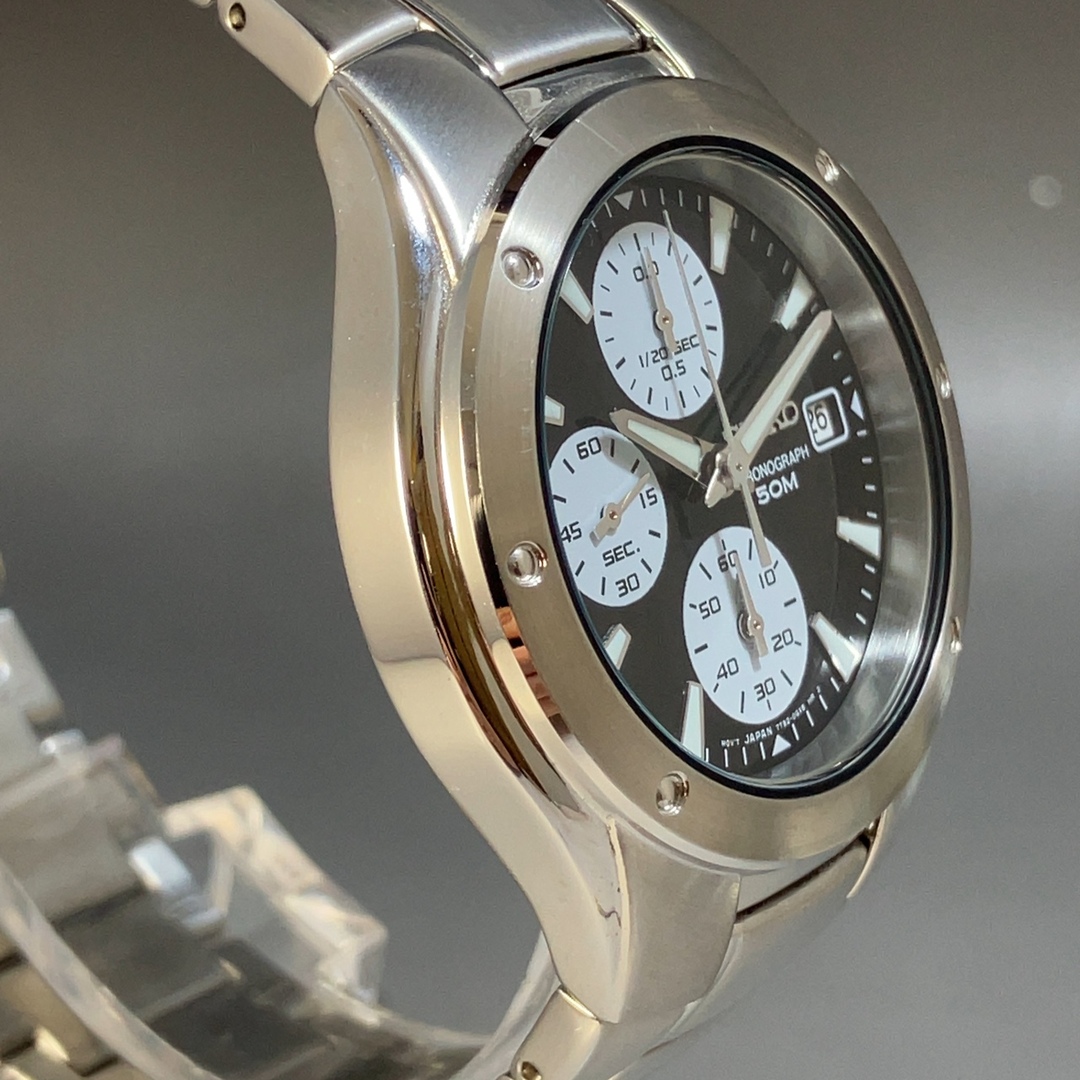 メンズ腕時計ウォッチ海外限定ブランドSEIKOセイコークロノグラフデイトクォーツ