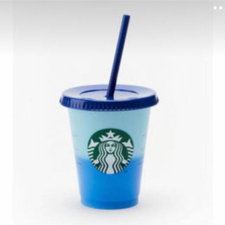 スターバックスコーヒー(Starbucks Coffee)のスタバ　コールドカップ　ブルー(タンブラー)