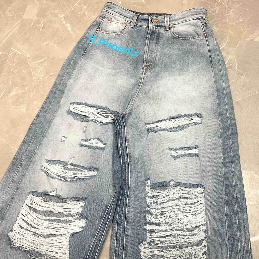 ヴァザリア様専用 VETEMENTS Destroyed Baggy Jeans