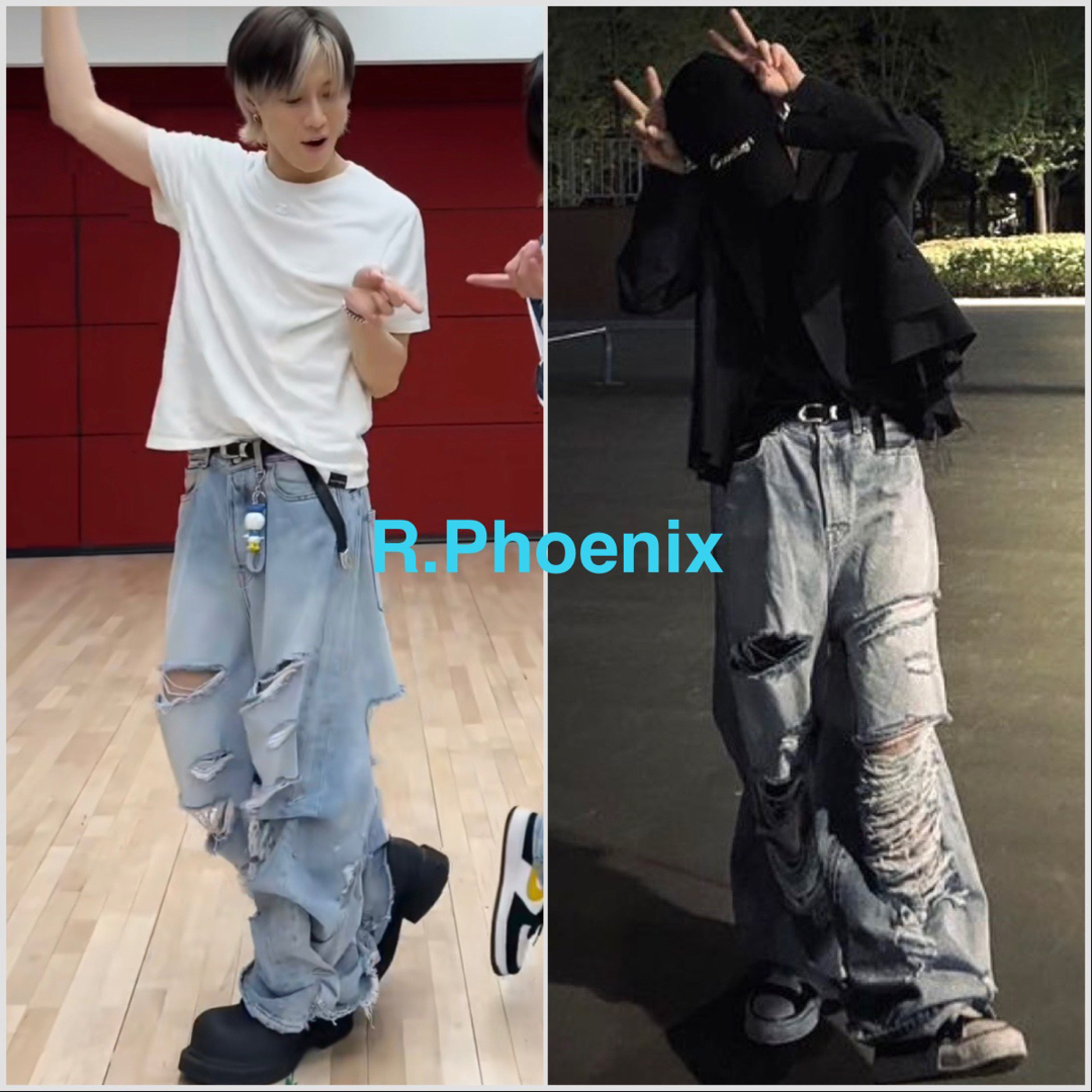 VETEMENTS - ヴァザリア様専用 VETEMENTS Destroyed Baggy Jeansの通販
