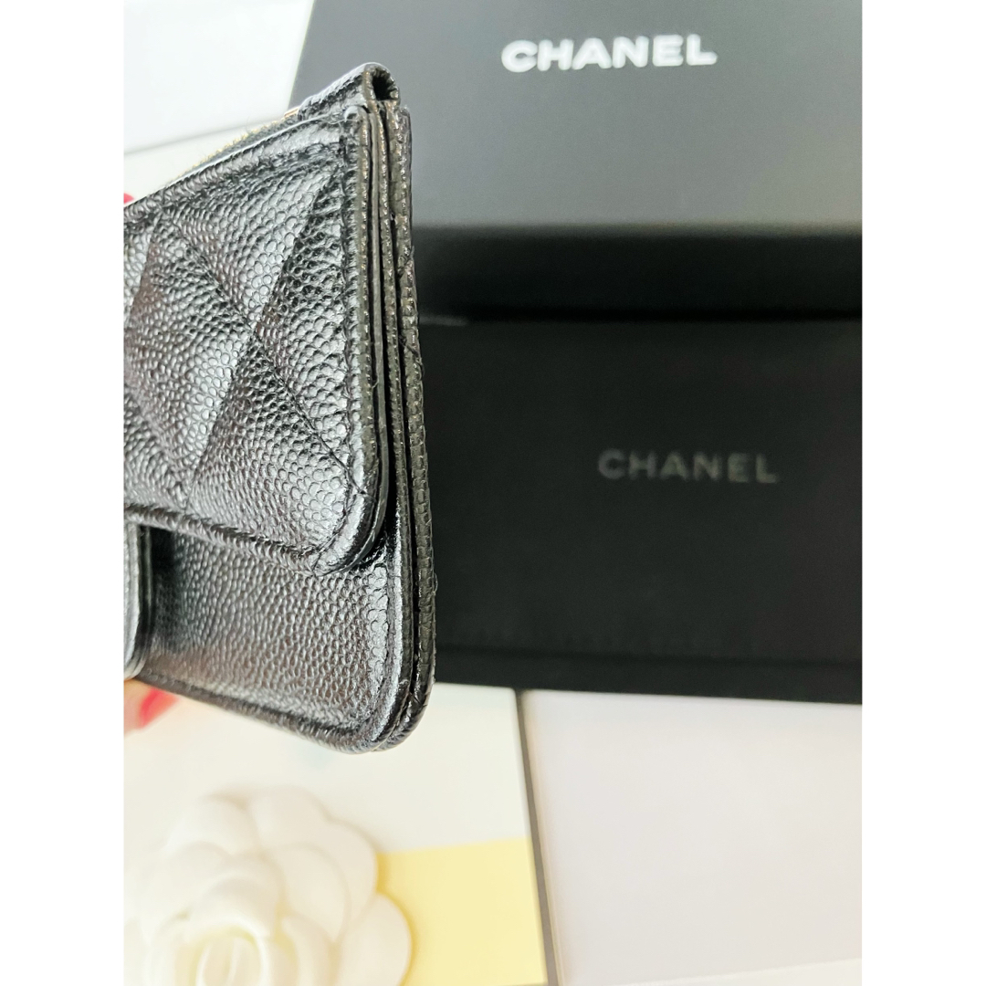 CHANEL(シャネル)の【新品！未使用】CHANEL  フラグメントケース　カードケース　財布黒 レディースのファッション小物(財布)の商品写真