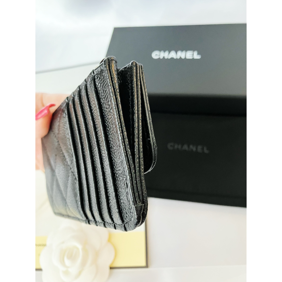 【新品！未使用】CHANEL フラグメントケース　カードケース　財布黒