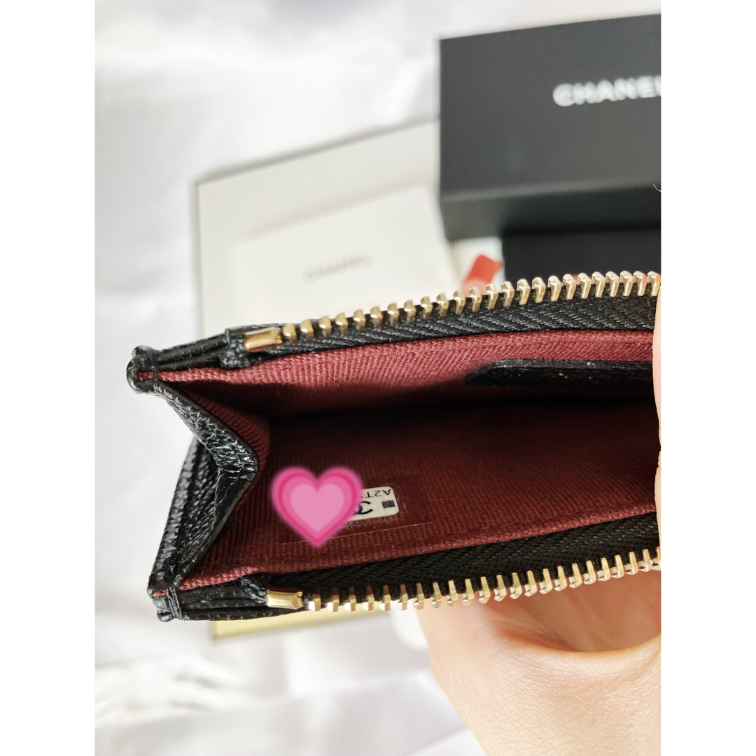 CHANEL(シャネル)の【新品！未使用】CHANEL  フラグメントケース　カードケース　財布黒 レディースのファッション小物(財布)の商品写真