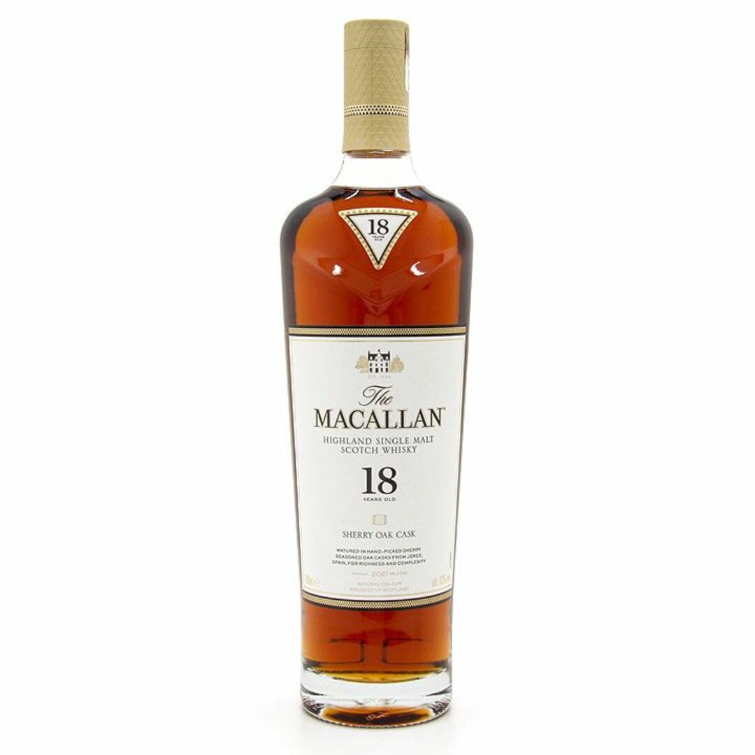 マッカラン - 古酒 スコッチ ウイスキー マッカラン 18年 シェリー