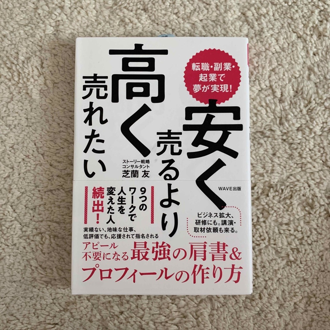 安く売るより高く売れたい 転職・副業・起業で夢が実現！ エンタメ/ホビーの本(ビジネス/経済)の商品写真