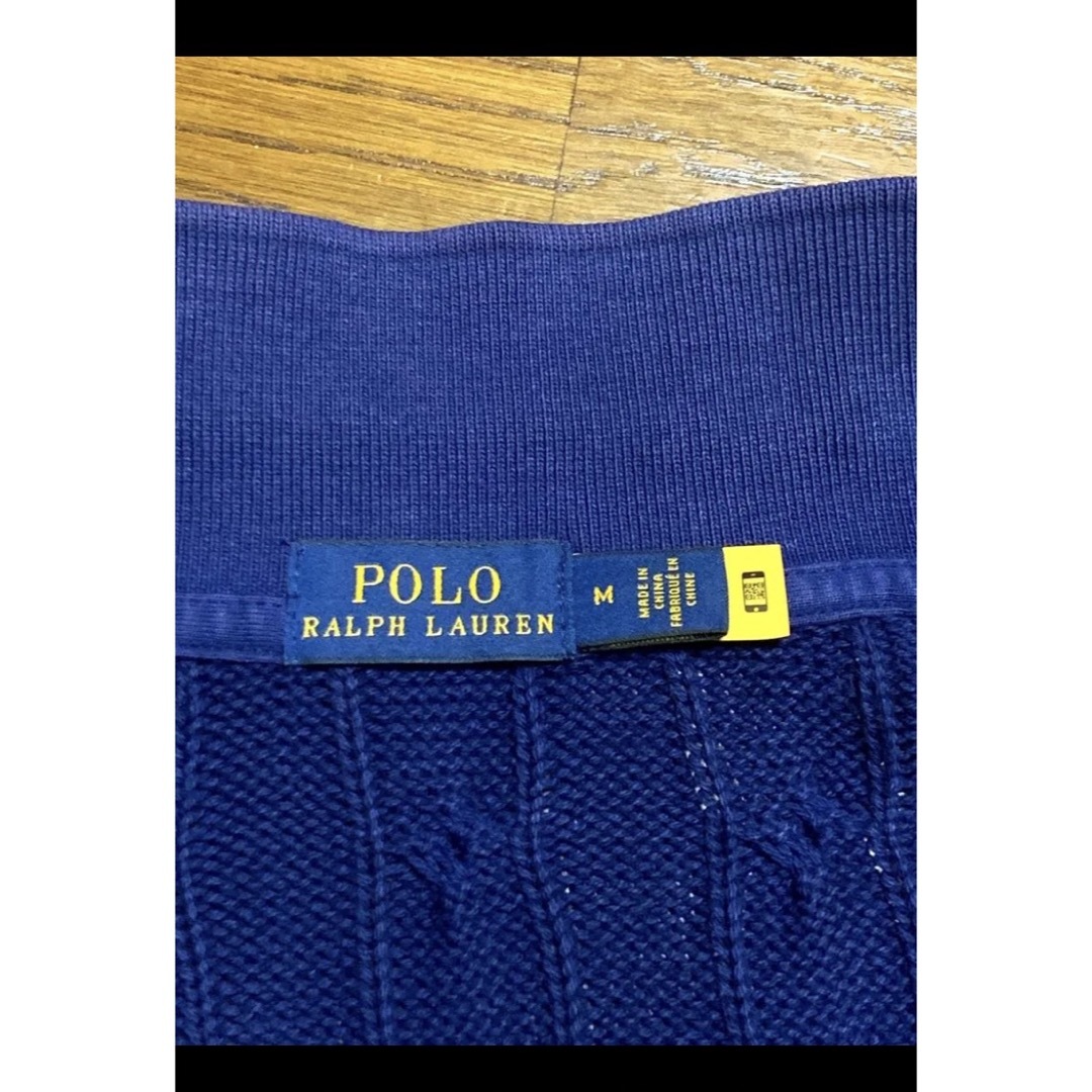 Ralph Lauren(ラルフローレン)の【大人気デザイン】 ラルフローレン ケーブル ニット ポロシャツ  NO1405 レディースのトップス(ニット/セーター)の商品写真