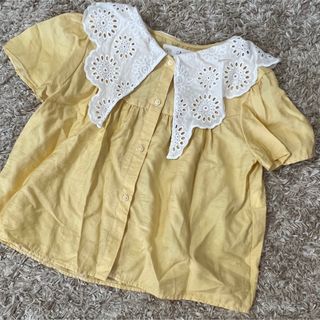 ザラキッズ(ZARA KIDS)のZARA KIDS ザラキッズ　襟付きブラウス(ブラウス)