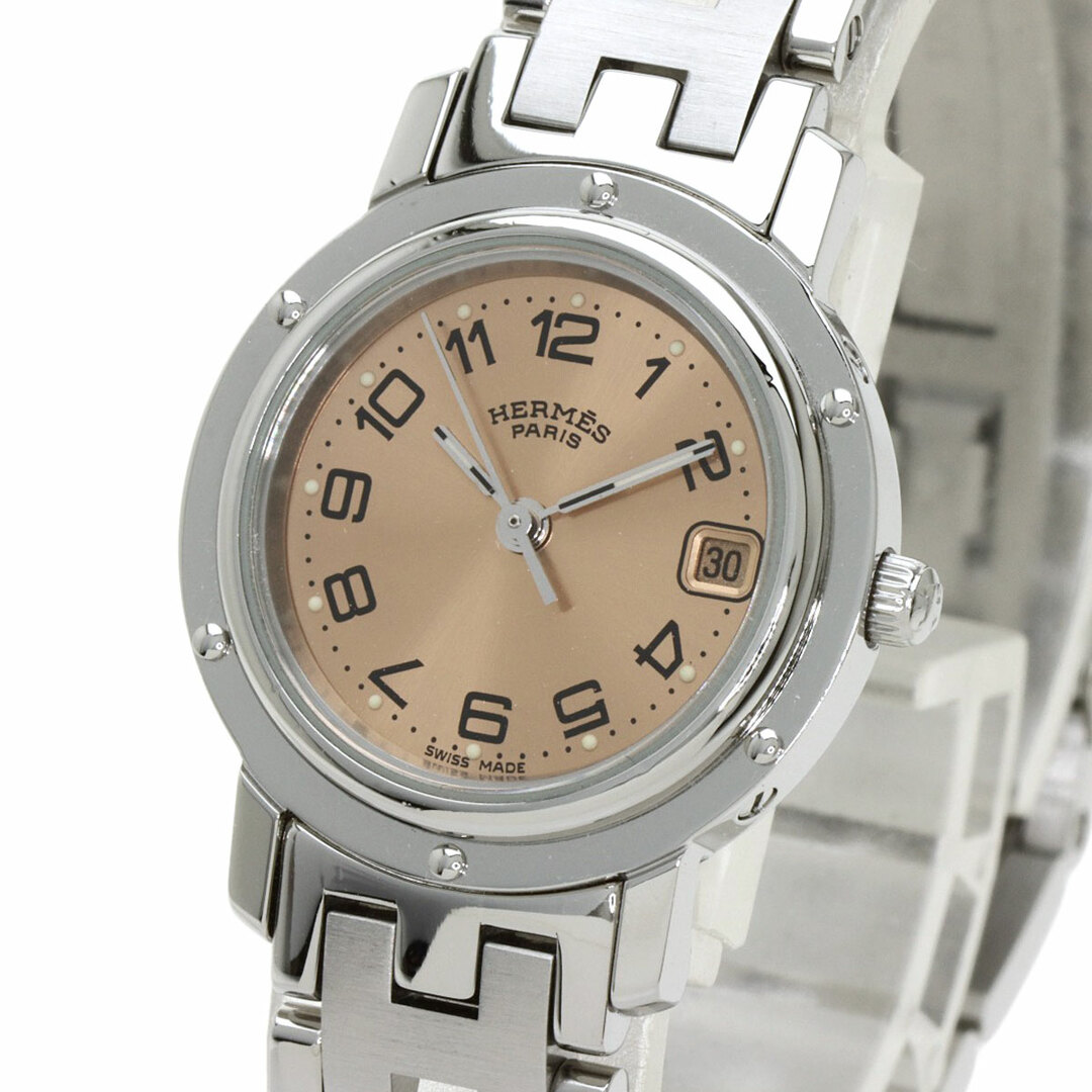 Hermes(エルメス)のHERMES CL4.210 クリッパー 腕時計 SS SS レディース レディースのファッション小物(腕時計)の商品写真