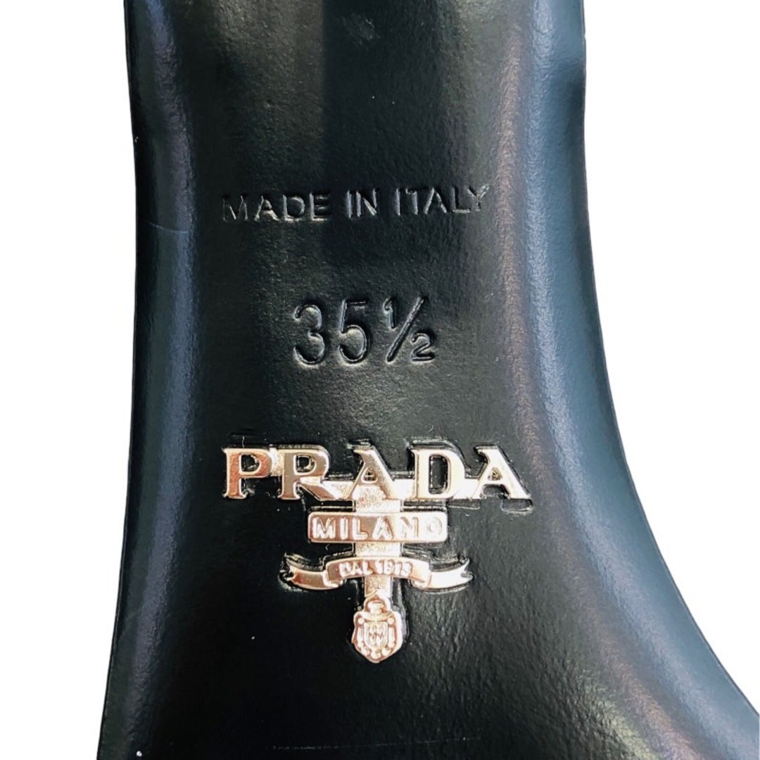 PRADA - プラダ PRADA トライアングルロゴプレキシガラス シルバー PVC