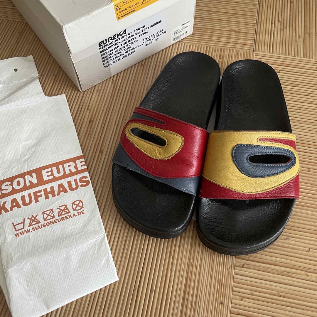 メゾンエウレカ GARMAN MULTI COLOR SANDAL-