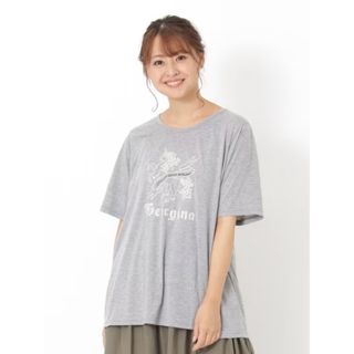 クインティ(QUINTY)の新品タグ 未着 Tasha rubyターシャルビー ユニコーン刺繍Tシャツ(Tシャツ(半袖/袖なし))