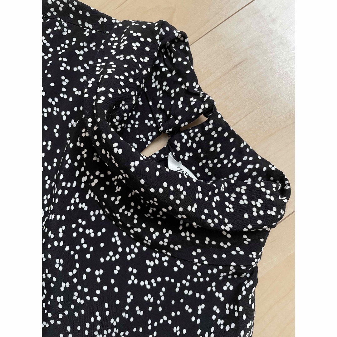 ZARA - ZARA 22AW ロングプリントワンピース 美品 ザラの通販 by pico