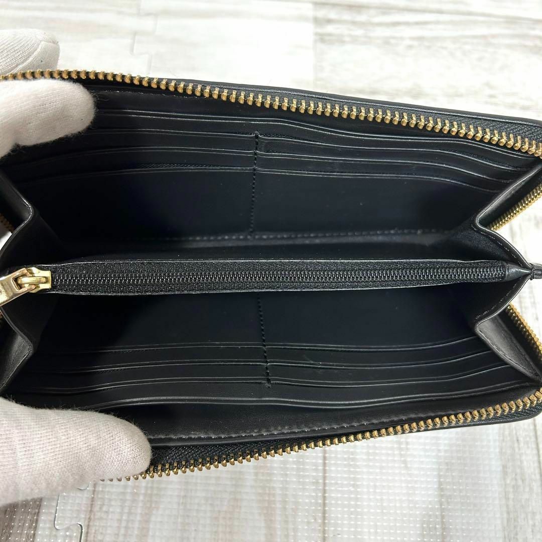 新品 付属品完備 COACH コーチ ✨ 長財布 ラウンドファスナー pvc 黒