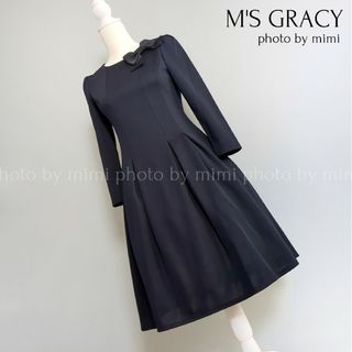 M'S GRACY - M'S GRACY*WEB掲載*リボンブローチ付きワンピースの通販