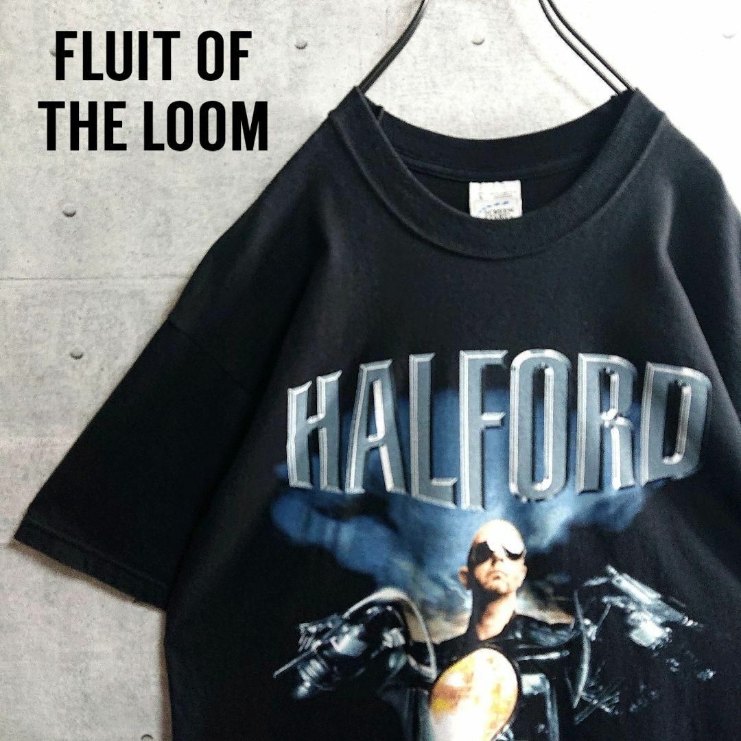 【メタル】HALFORD ロブ・ハルフォード 両面プリント Tシャツ 黒 L