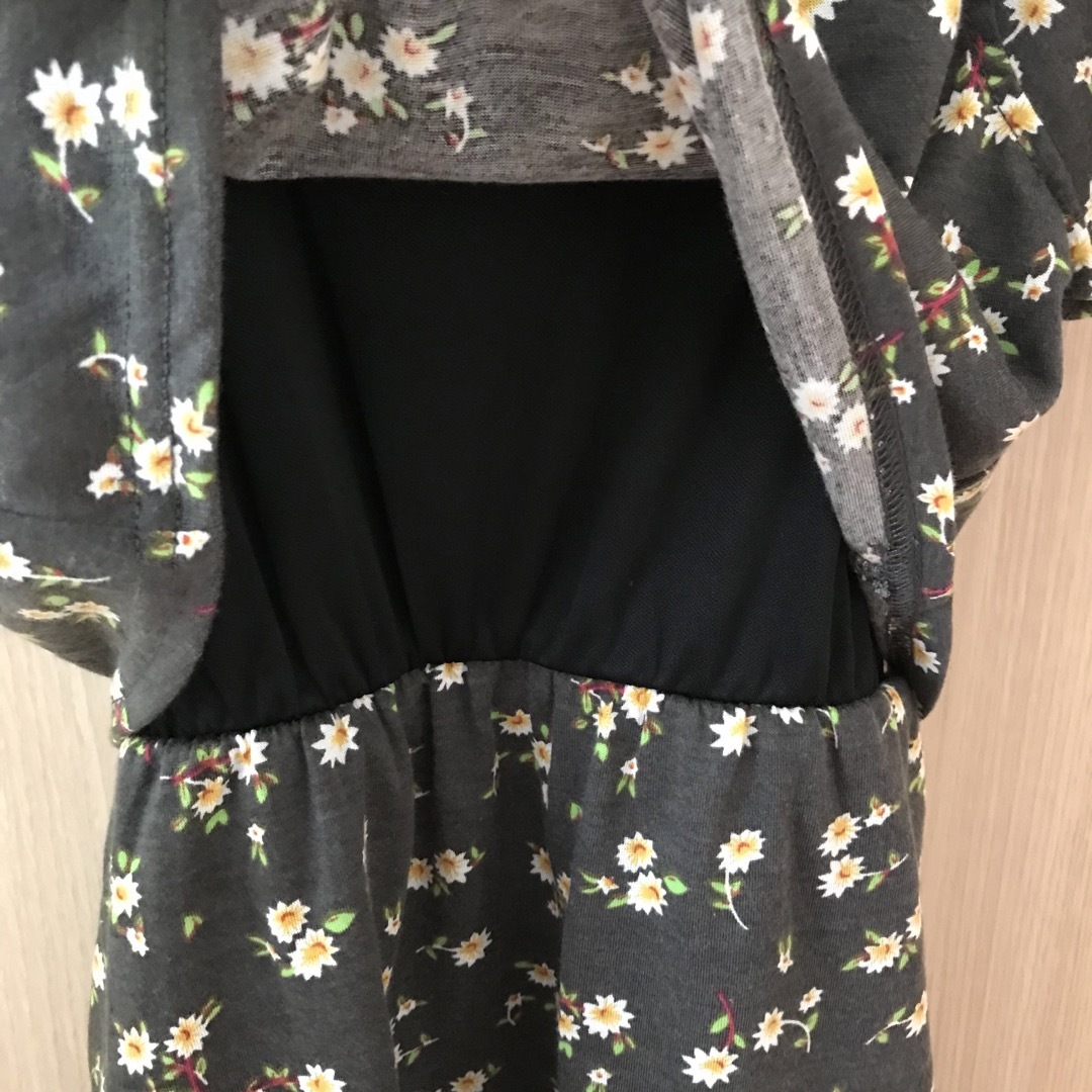 新品　ドッキングワンピース　95 キッズ/ベビー/マタニティのキッズ服女の子用(90cm~)(ワンピース)の商品写真