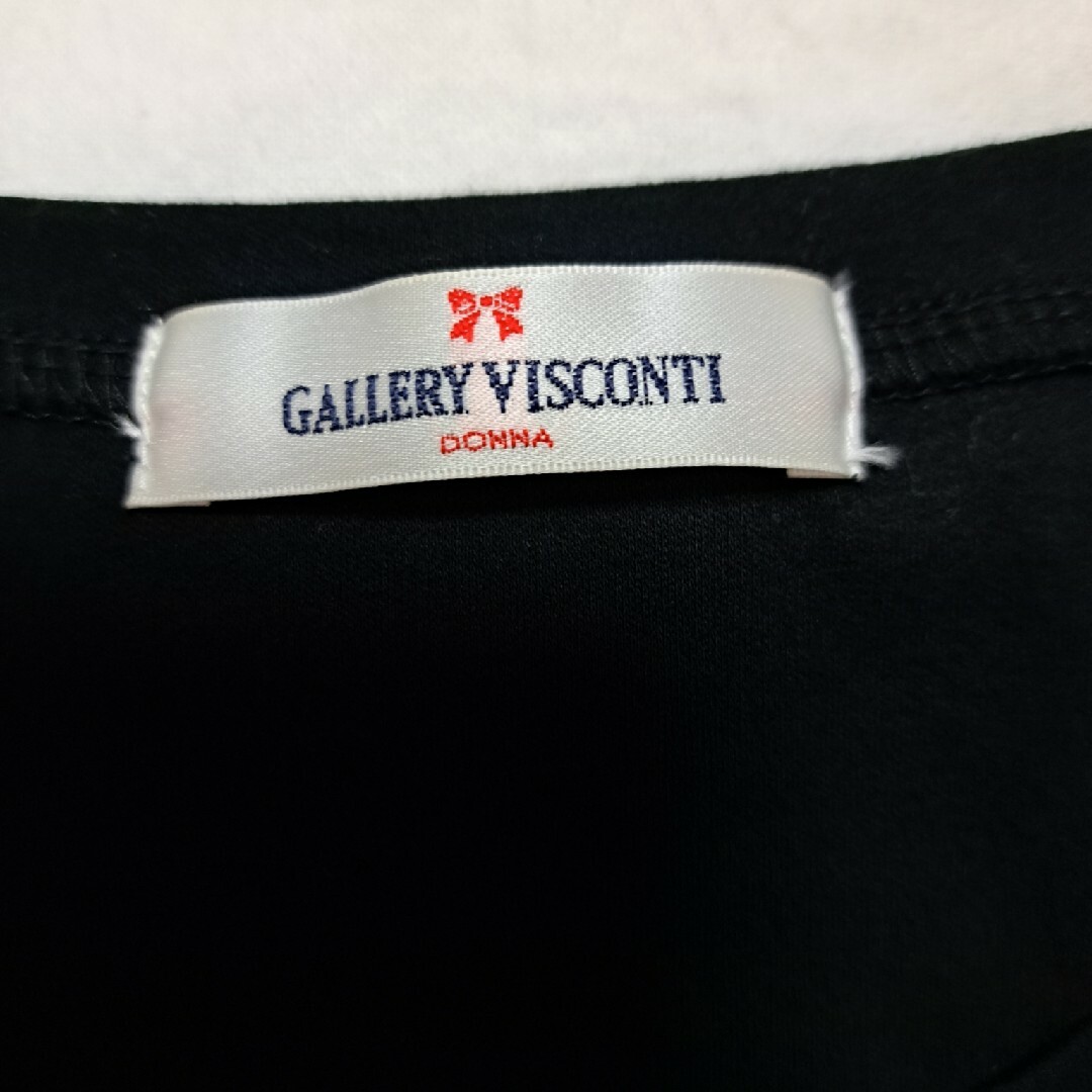 VISCONTI(ビスコンティ)のギャラリービスコンティスパンコール半袖Tシャツ レディースのトップス(Tシャツ(半袖/袖なし))の商品写真