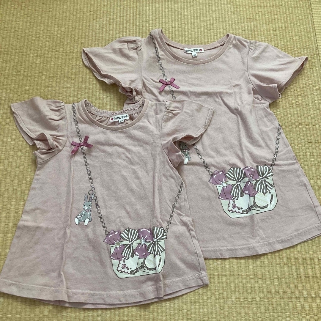 anyFAM(エニィファム)のトップス キッズ/ベビー/マタニティのキッズ服女の子用(90cm~)(Tシャツ/カットソー)の商品写真