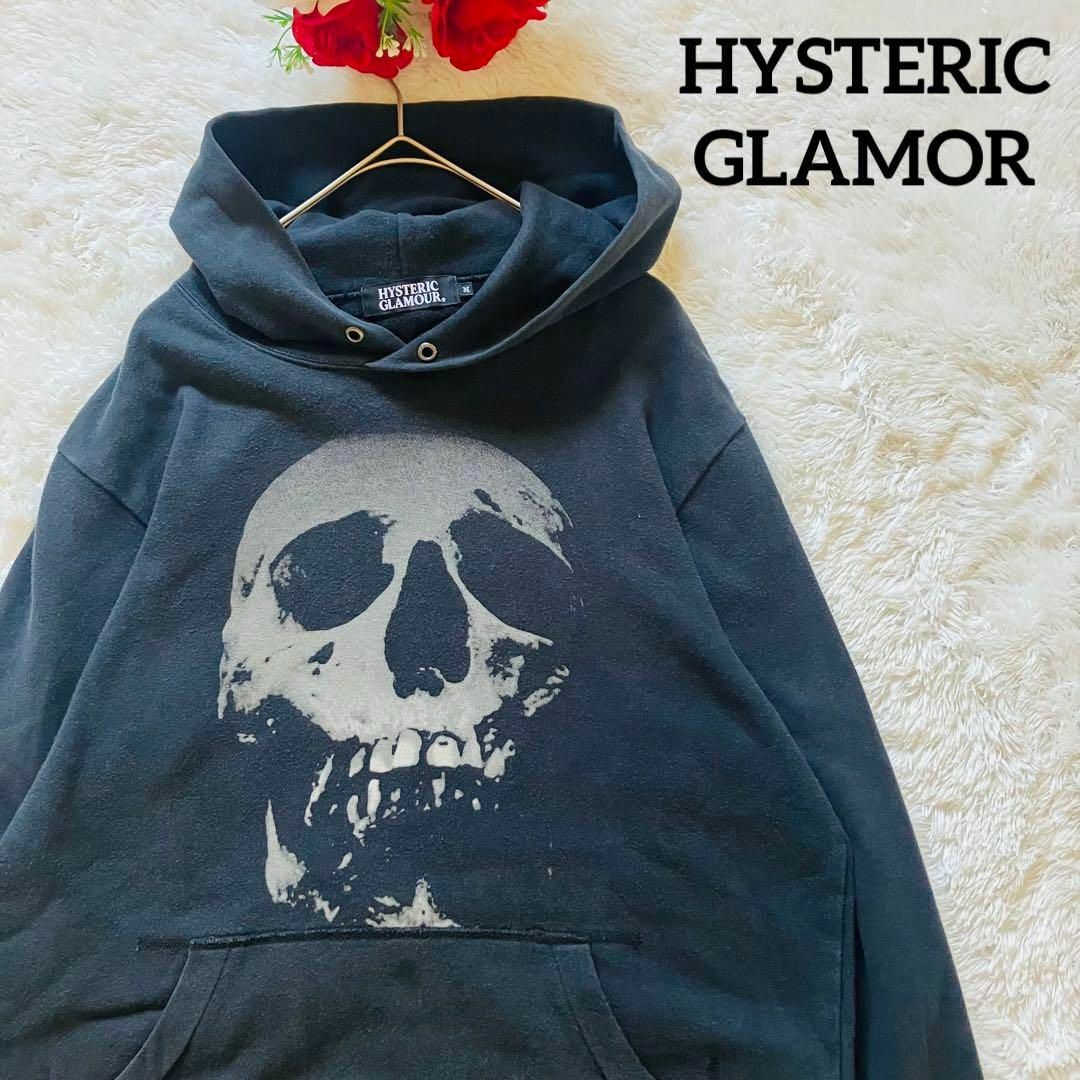 HYSTERIC GLAMOUR パーカー M 黒　ヒステリックグラマー