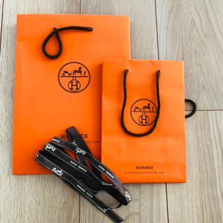 エルメス(Hermes)の【SALE】エルメス　ショップ袋2＋紐2 (ショップ袋)