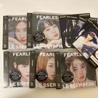 ルセラフィム(LE SSERAFIM)のLESSERAFIM✩FEARLESS✩ソロジャケット盤✩5形態セット✩トレカ無(K-POP/アジア)