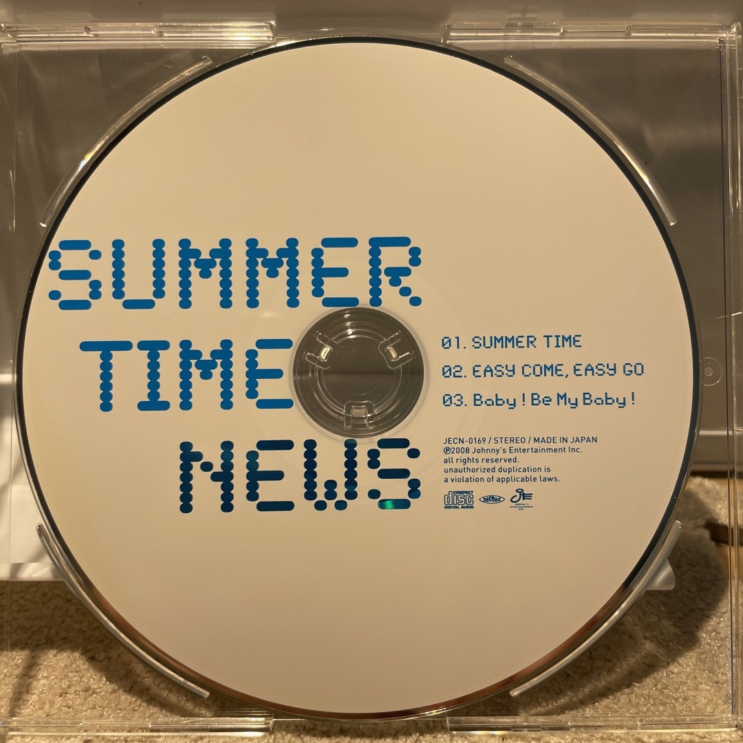 NEWS(ニュース)の【ラクマ特価】コメントなし即購入OK SUMMER TIME エンタメ/ホビーのCD(ポップス/ロック(邦楽))の商品写真