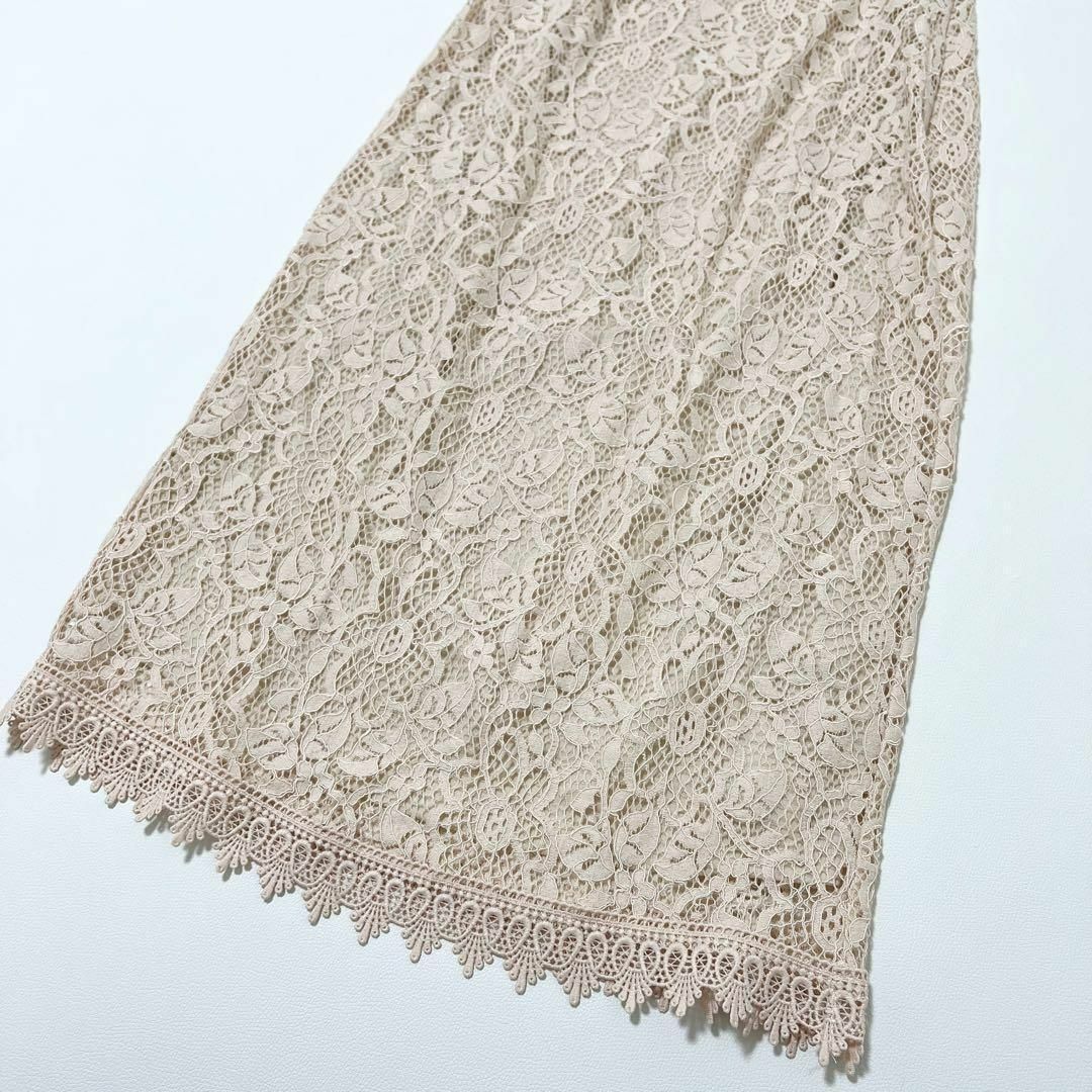 完売品 未使用 ZARA 総レース ワンピース フリル ピンク XSサイズ
