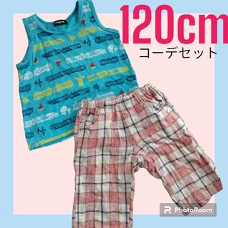 クレードスコープ(kladskap)のコーデ　セット　120 男の子　トップス　パンツ　タンクトップ(その他)